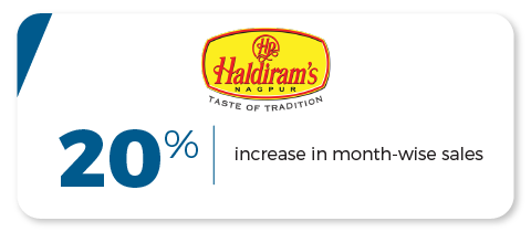 Haldirams sales