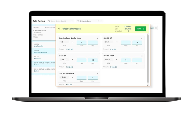 Telephonic order management